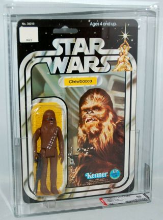 1978 Kenner Star Wars 12 Back C Chewbacca W/ 32 Back Sticker Afa 80 85/80/90