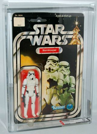 1978 Kenner Star Wars 12 Back B Stormtrooper Afa 80 80/85/80 Clear Bubble