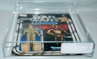 1978 KENNER STAR WARS 12 BACK C C - 3PO AFA 80,  80/85/85 CLEAR BUBBLE UNPUNCHED 11