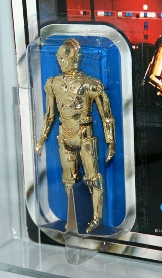 1978 KENNER STAR WARS 12 BACK C C - 3PO AFA 80,  80/85/85 CLEAR BUBBLE UNPUNCHED 4