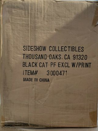 SIDESHOW BLACK CAT PREMIUM FORMAT EXCLUSIVE VERSION WITH PRINT 5