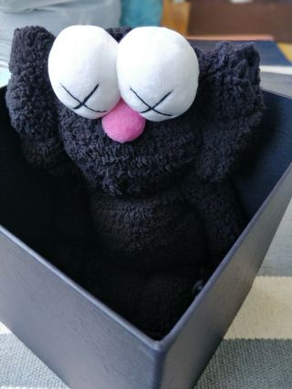 Authentic KAWS Black BFF Plush Edition of 3000,  w MOMA receipt pink nose 2
