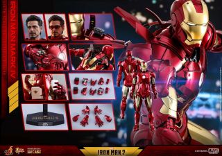 Hot Toys Iron Man Suit - Up Gantry with Mark IV Die cast MMS462 - D22 - 4