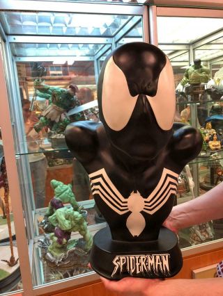 Symbiote Spider - Man Life - Size Bust Sideshow Collectibles