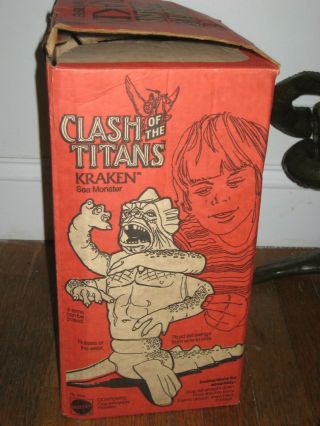 Mattel 1980 MGM Clash Of The Titans KRAKEN Sea Monster NRMT SWEET 8