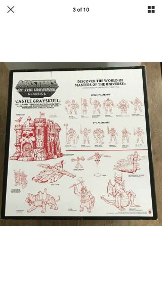 MOTUC,  Castle Grayskull,  Masters of the Universe Classics,  MISB,  box 3