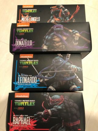 Good Smile Teenage Mutant Ninja Turtles Set Of 4 Leo Donnie Mikey Raphael Tmnt