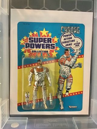 Kenner Powers Cyborg,  23 Picture,  Never Punched,  Never Opened Year 1985