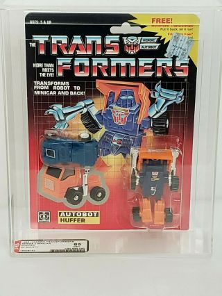 Transformers G1 Vintage Afa 85 Huffer Mosc W/ Minispy Offer