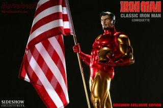 Sideshow Classic Iron Man Comiquette Ex 1:4 Statue,  Marvel,  Avengers