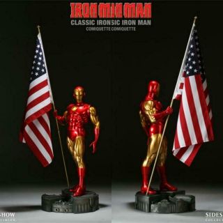 Sideshow Classic Iron Man Comiquette EX 1:4 Statue,  Marvel,  Avengers 3