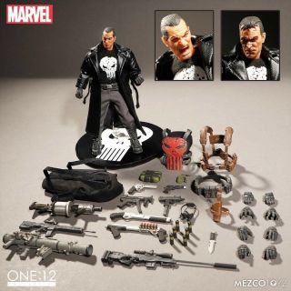 Mezco One 12 Marvel Punisher Fully Loaded Edition PX EX 6in Action Figure MISMB 8