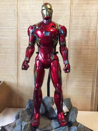 Hot Toys Mms 353 D16 Captain America Civil War Iron Man Mark 46 Xlvi Diecast