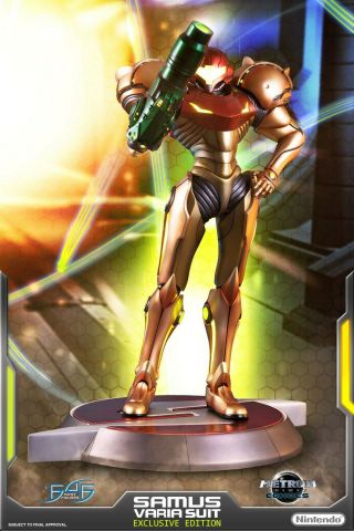 First 4 Figures Metroid Samus Varia Suit Exclusive Edition Statue