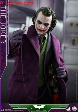 Hot Toys QS 010 1/4 Batman The Dark Knight Rises Joker Heath Ledger Normal Ver 10