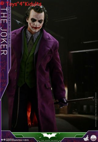 Hot Toys QS 010 1/4 Batman The Dark Knight Rises Joker Heath Ledger Normal Ver 11
