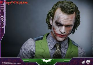 Hot Toys QS 010 1/4 Batman The Dark Knight Rises Joker Heath Ledger Normal Ver 3