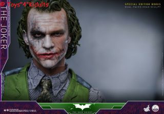 Hot Toys QS 010 1/4 Batman The Dark Knight Rises Joker Heath Ledger Normal Ver 4