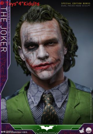 Hot Toys QS 010 1/4 Batman The Dark Knight Rises Joker Heath Ledger Normal Ver 6
