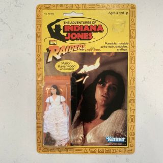 1981 Kenner Indiana Jones Marion Ravenwood Raiders Of The Lost Ark 9 Back Moc