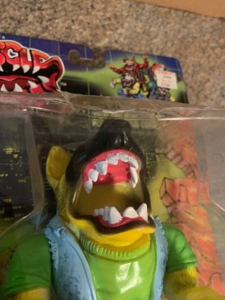 1997 Street Wise Designs Muscle Mutts SUGAR TOOTH Figure RARE Street Sharks 10
