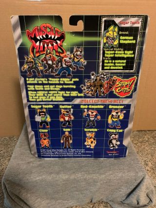 1997 Street Wise Designs Muscle Mutts SUGAR TOOTH Figure RARE Street Sharks 4