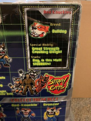 1997 Street Wise Designs Muscle Mutts Red - Knuckle Error Street Sharks RARE 10