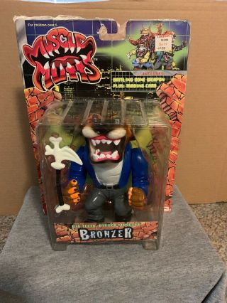 1997 Street Wise Designs Muscle Mutts Red - Knuckle Error Street Sharks Rare