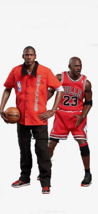Enterbay 1/6 Real Masterpiece - Nba - Michael Jordan Action Figure - Away