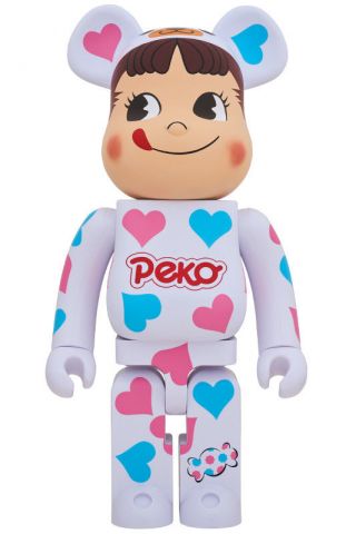 Medicom Toy Be@rbrick Peko Heart Costume 1000 Bearbrick Fujiya