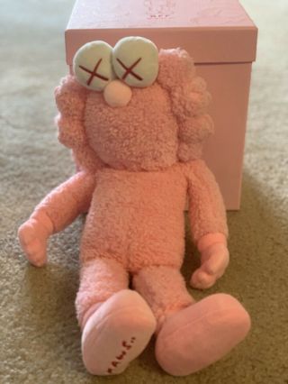 KAWS BFF Pink Plush Limited Edition 2019 100 Authentic In Hand 3