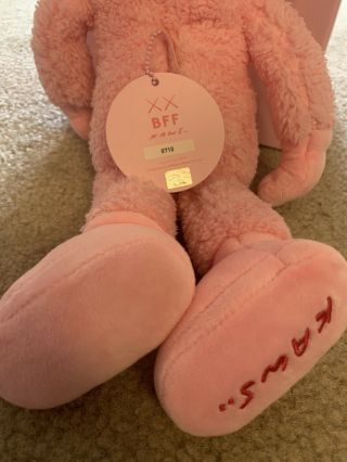 KAWS BFF Pink Plush Limited Edition 2019 100 Authentic In Hand 4