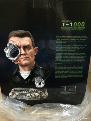 Sideshow Terminator 2 Judgment Day T - 1000 Legendary Scale Bust Statue 3