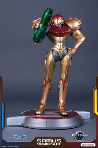 First 4 Figures 1/4 Metroid Prime 2 Echoes Samus Varia Suit Statue