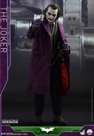 Sideshow Hot Toys The Dark Knight Joker 1/4 Scale Figure Qs010 Heath Ledger