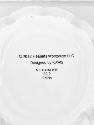 KAWS Fake x Peanuts Snoopy Ceramic Pumpkin Cookie Jar 2012 Medicom 11