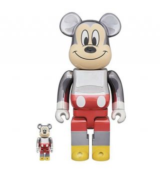 Fragment Disney 90th Mickey Mouse Medicom Bearbrick 400 100 2019 D23