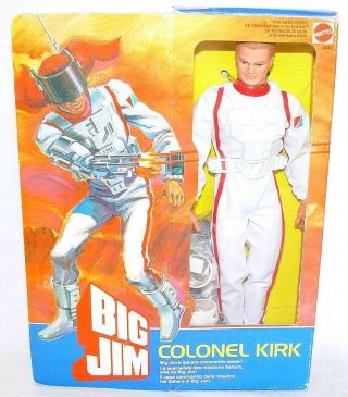 Mattel Usa Big Jim 10 " Colonel Kirk Sahara Commando Leader Action Figure Misb`85