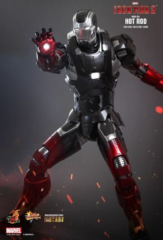 1/6 Hot Toys Marvel Iron Man 3 Mms272d08 Hot Rod Mk22 Mark Xxii Action Figure
