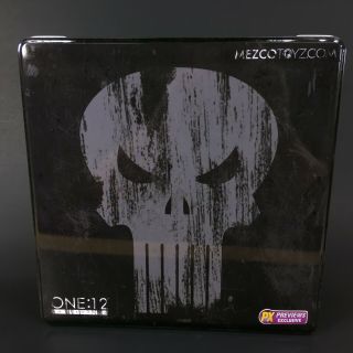 Mezco One:12 Collective Punisher Fully Loaded Figure Px Previews Exclusive 1/12