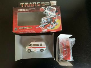 Transformers G1 1984 - Ratchet Complete On Card Mosc Mib Box C7/c8