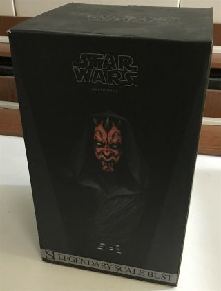 Sideshow Collectibles Legendary Scale Bust Darth Maul Star Wars 156/750 Limited
