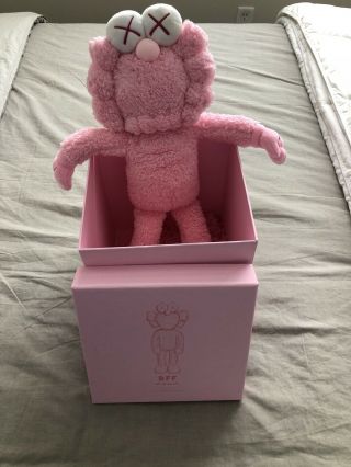 Kaws Bff Pink Plush Artist Proof Edition Number 1236 Of 3000