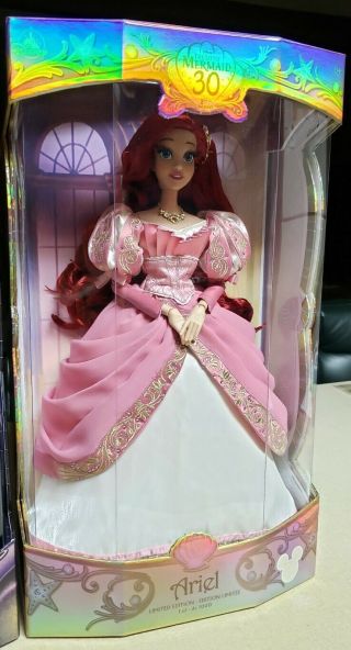 D23 Expo 2019 Disney 30th Anniversary Limited Edition Ariel Doll 17 " Le 1000