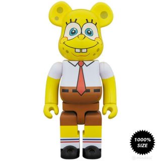 Spongebob Squarepants 1000 Bearbrick By Medicom Toy