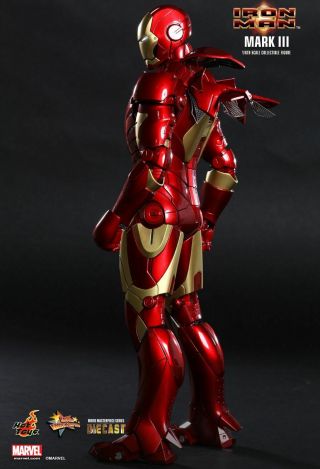 Hot Toys 1/6 Iron Man Mark 3 Iii Mms256d07 Diecast Marvel And
