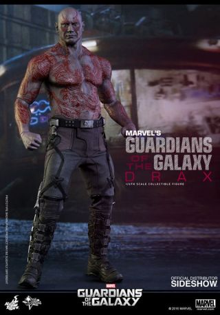 1/6 Marvel Guardians Of The Galaxy Drax Movie Masterpiece Hot Toys Mms 355