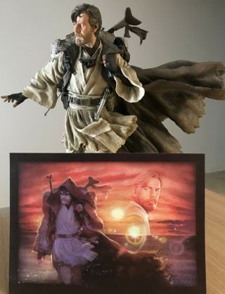 Obi - Wan Ben Kenobi Mythos Sideshow Collectibles Polystone Statue 4