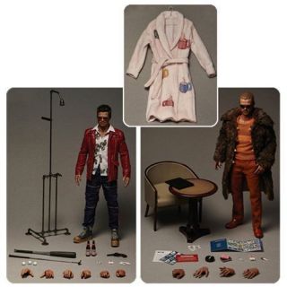 Blitzway Fight Club Brad Pitt 1/6 Figure Special Pack (red Jacket,  Fur Coat)