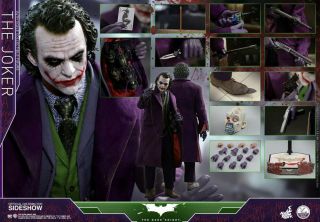 Hot Toys Dc Comics The Dark Knight The Joker 1/4 Quarter Scale Figure